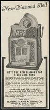 1937 Watling Rol A Top Diamond Bell slot machine photo vintage trade print ad