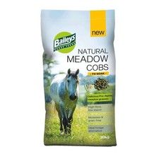 Baileys Natural Meadow Cobs 20kg - HORSE & PONY FEED 1.64 per kilo