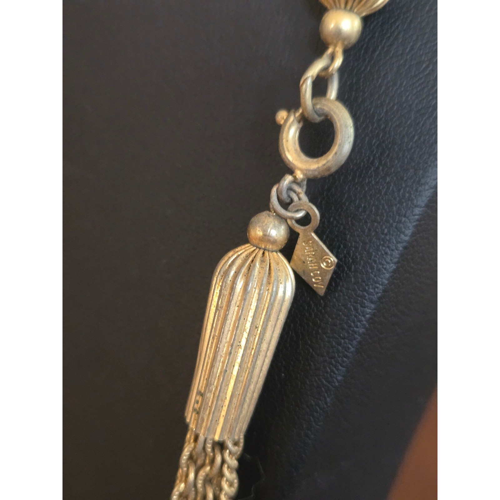 Sarah Coventry Multi-Strand Statement Necklace Go… - image 3