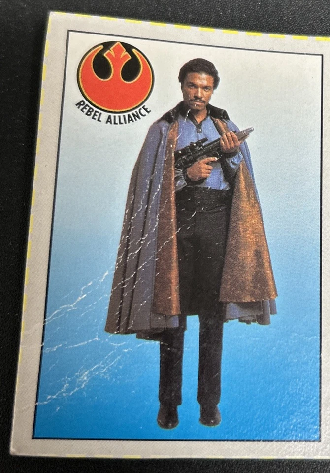"Figura de acción 1995 Star Wars Power of the Force Lando Calrissian 4"" con tarjeta de archivo" Foto 3 de 4