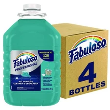 Fabuloso All-Purpose Cleaner, Ocean Cool Scent, 1 gal Bottle, 4/Carton