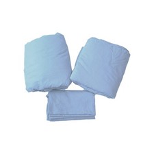 Room Essentials Twin XL Sheet Set Gray 3 Pc Dorm Bedding Polyester Pre-Owned