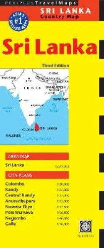 Sri Lanka Travel Map Third Edition by Periplus Editors [Sheet map, folded]