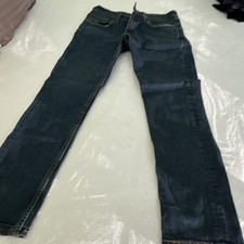 Levi's 511 Slim Fit Straight Blue Denim Jeans Logo Button 5-Pocket Medium Wash