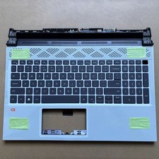 New For Dell G15 5510 5511 5515 5520 Palmrest Upper Case US Backlit Keyboard