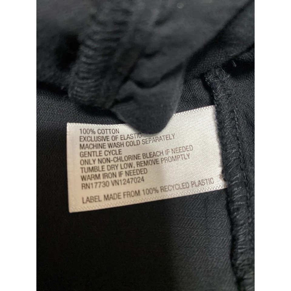 Blusa Top Ava & Viv Para Mujer Negra Acanalada Manga Corta Abullonada Talla 2X Foto 4 de 4