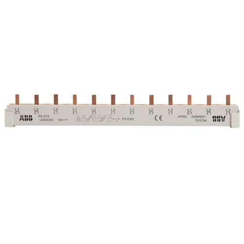 ABB Phasenschiene 1-phasig 3-phasig 3/12 3/9 3/6 1/12 Sammelschiene Schiene - Afbeelding 3 van 10