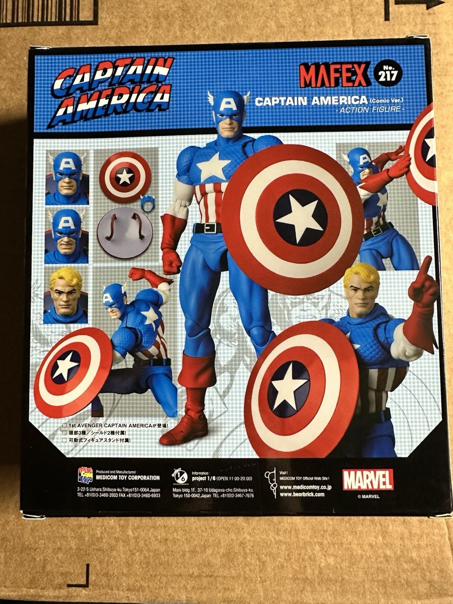 マフェックス MAFEX No. 217 CAPTAIN AMERICA MAFEX No.217 Captain America Comic Ver. Medicom Toy Action