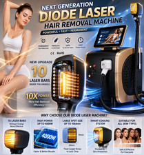 Portable 3 Wavelength 10Bars 755 808 1064nm Diode Laser Hair Removal Devices