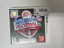 Madden NFL Football (Nintendo 3DS, 2011) CIB Complete Tested Game w/ Manual