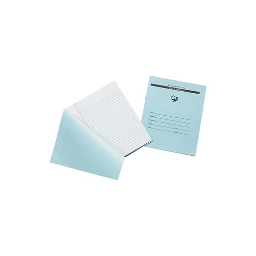 Pacon Exam Notebooks 7" x 8.5" Wide Ruled 12 Sheets Blue (PBB7824) - Imagen 2 de 3