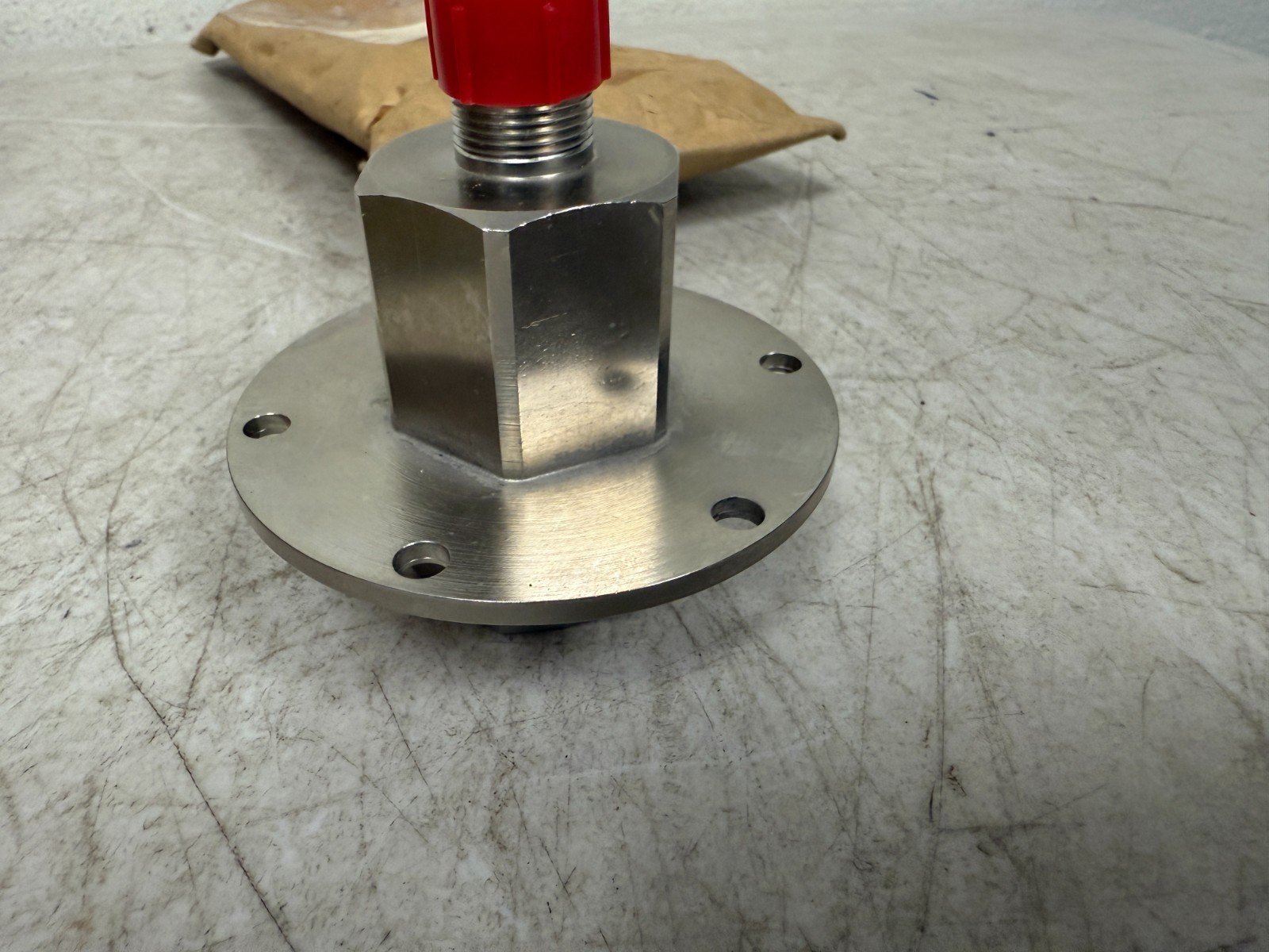 Flange Mount RF Coaxial Connector Adapter N-Type/SMA Military Aerospace Surplus