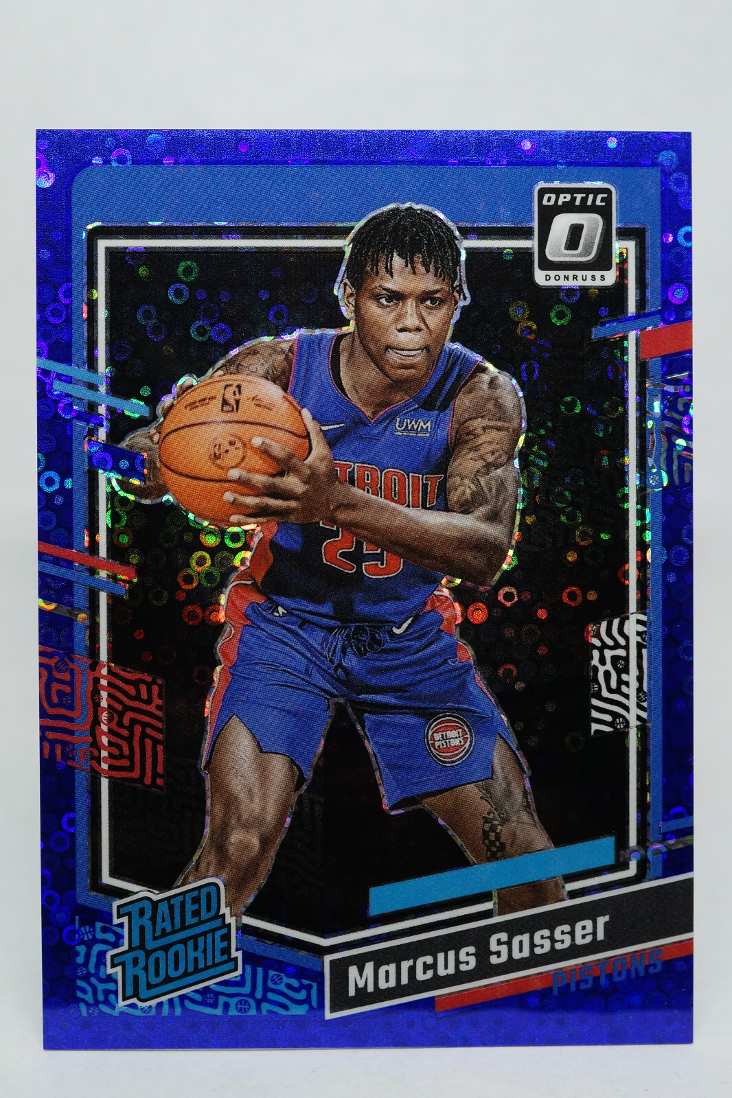 2023-24 NBA Donruss Rated Rookie Optic #242 Marcus Sasser Fast Break Blue 16/49