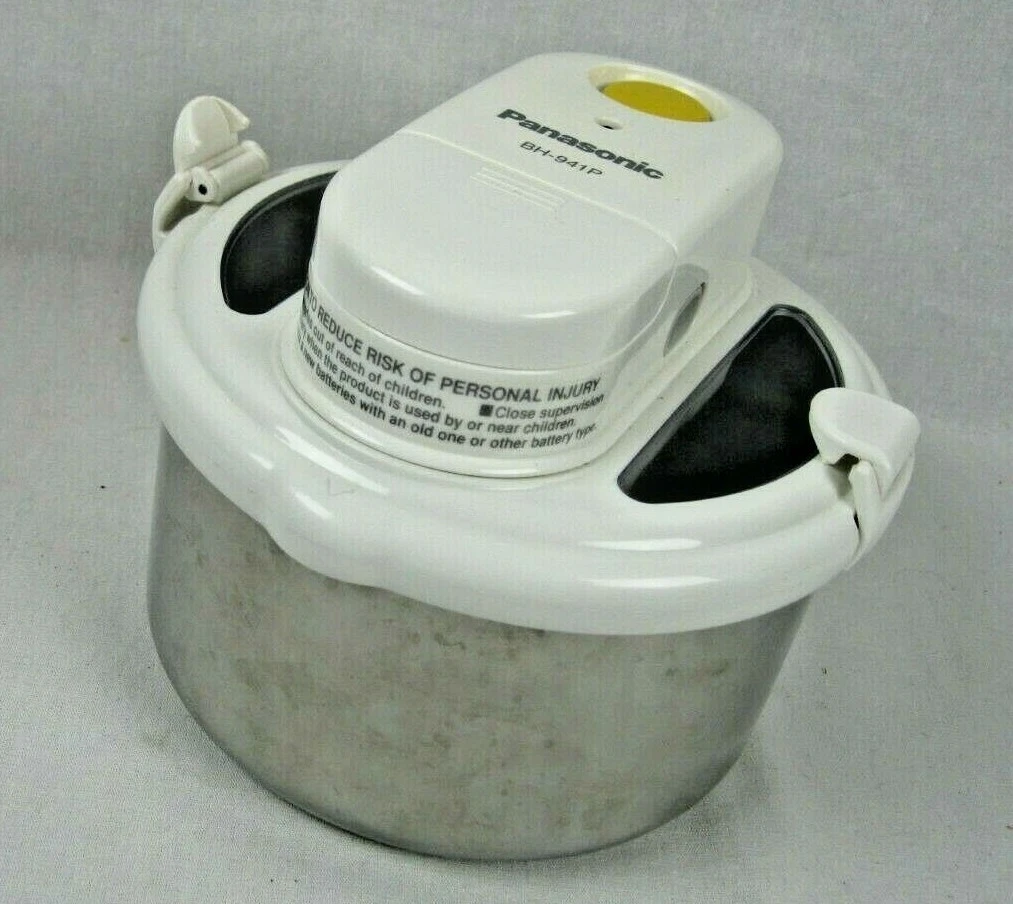 Panasonic Cordless Ice Cream Maker BH-941P Battery Power 1.5 Pints Sorbet Mixer