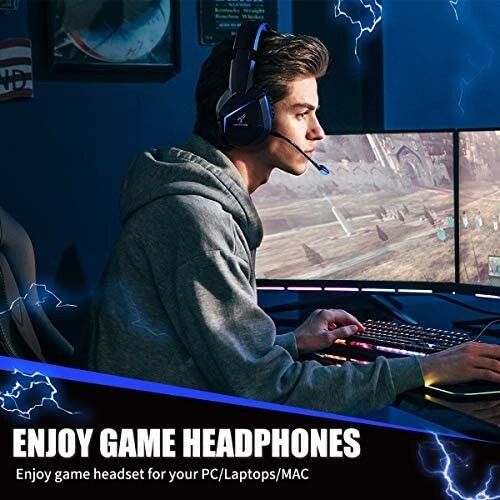 Somic wireless gaming headset for PS4, PS5, PS6 and PC with