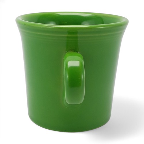 Fiesta Ring Handle Ceramic Mug Green Homer Laughlin Fiestaware Coffee Tea - 8 oz - Picture 3 of 13