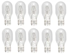 (Pack of 10) 921 Light Bulb Auto Car Miniature Replacement Lamp 12v T5 Lot
