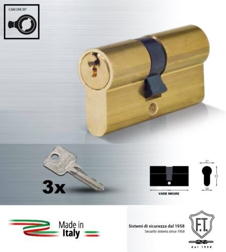 Serrure Pour Porte Blindée Essety - Doppia Mappa - Avec 5 Clés + 1 Chantier