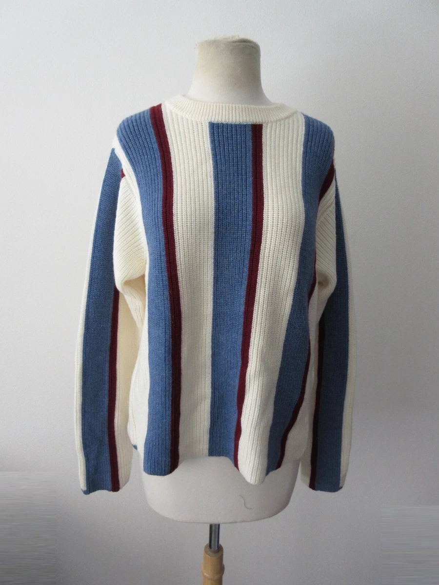 Cardigan Thom Browne En Laine Mérinos Ours Et Saumon (réf. MKC350A) - Occasion Très Bon état