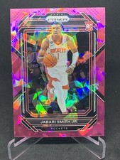 Panini Prizm #228 2022 Jabari Smith Jr. Pink Cracked Ice RC Houston Rockets 8124