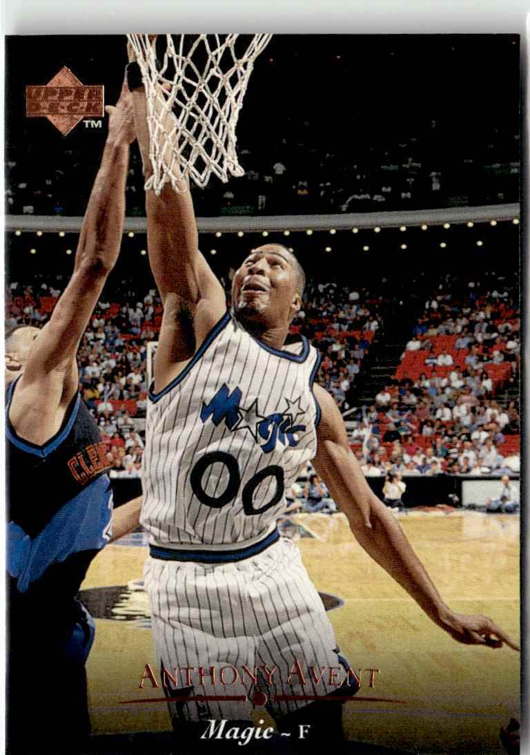 1995-96 Upper Deck Anthony Avent Orlando Magic Card #77 NBA Collectible