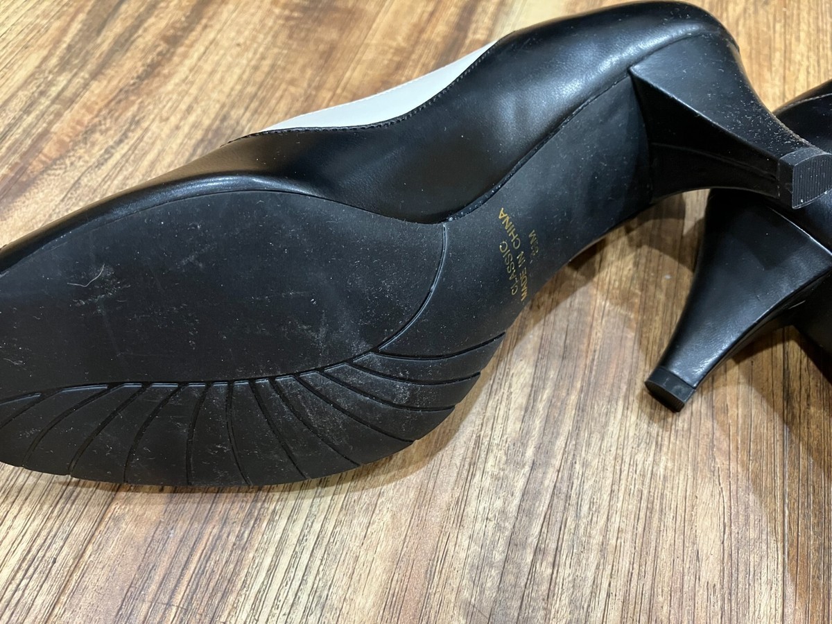 Carriage Court Classic Heels Black/ White shoes | eBay