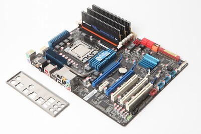 Asus P6T Motherboard LGA1366 DDR3 ATX Intel Core i7 920 2.66GHz 3GB RAM