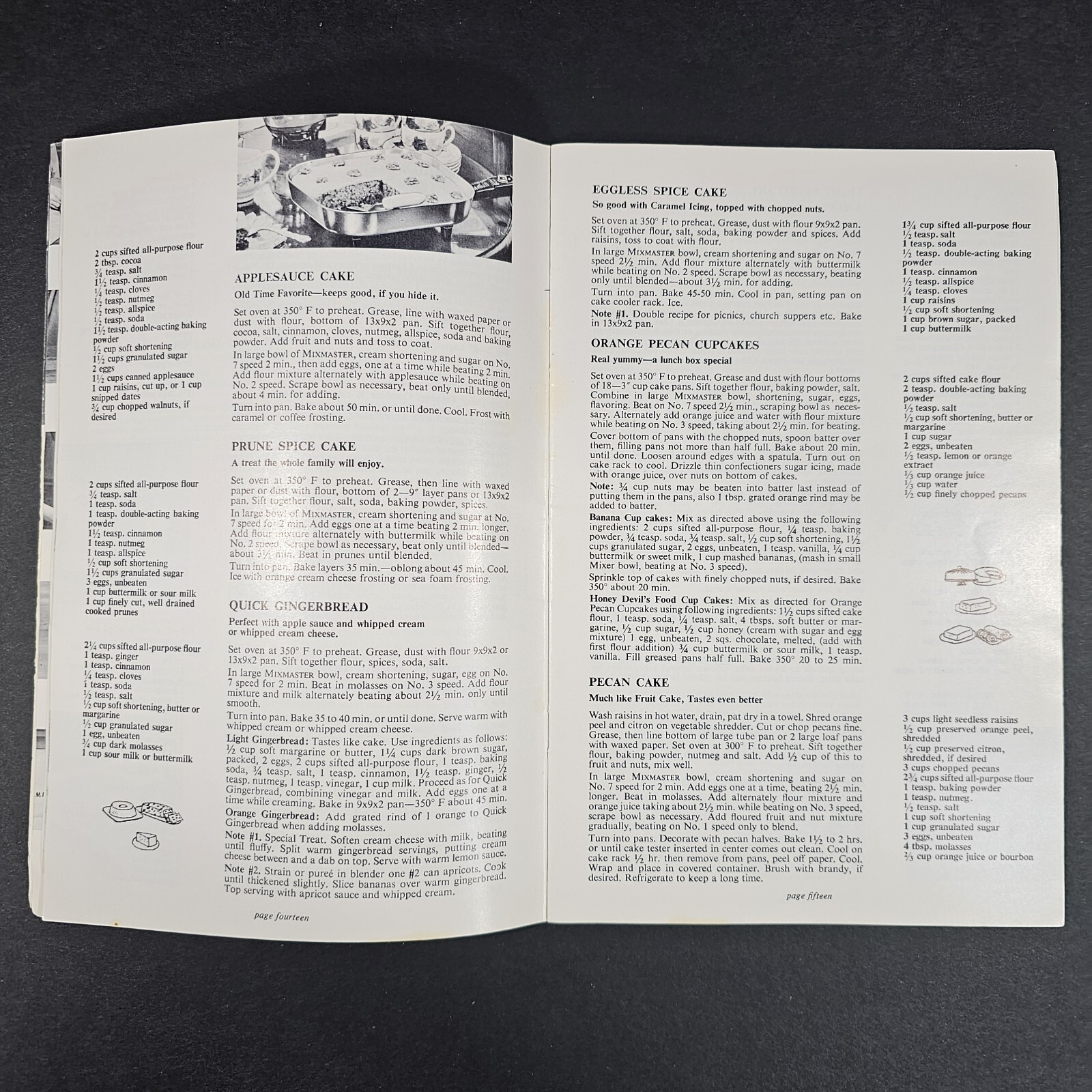 Sunbeam Deluxe Mixmaster Mixer Instruction Recipe Booklet 1957 USA Vintage