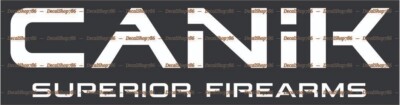 CANIK Firearms - Outdoor/Hunting Sports - Vinyl Die-Cut Peel N' Stick Decals