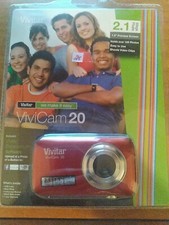 VIVITAR VIVICAM DIGITAL CAMERA 20 2.1 Megapixels 100 Plus Photos NEW SEALED