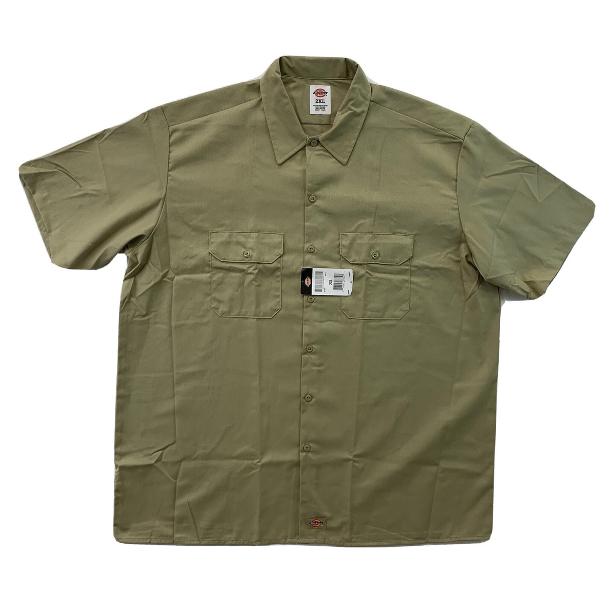 Dickies 1574 Short Sleeve Work Shirt Brand New with Tags Military