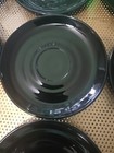 Set Of 12  Black Glass Saucers  Estate JJ #110 — photo 7