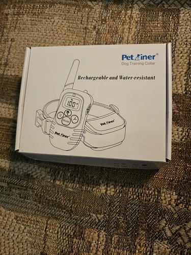 New Petrainer Dog Training Collar. Rechargeable, Water Resistant. For 1 Dog.