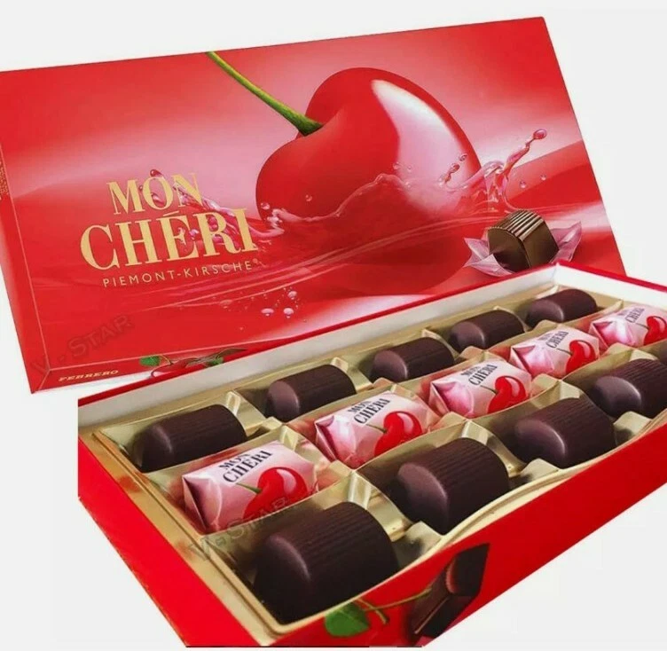 FERRERO MON CHÉRI CHERRY LIQUEUR CHOCOLATES 157g Sweet Gift