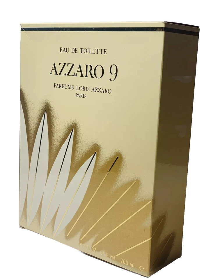 AZZARO 9 EDT Por LORIS AZZARO 200ml/6.7 SPLASH HECHO EN FRANCIA ¡DE COLECCIÓN!! Foto 3 de 4