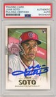 Juan Soto 2018 Topps Gallery Autograph Rookie Card #126 PSA/DNA