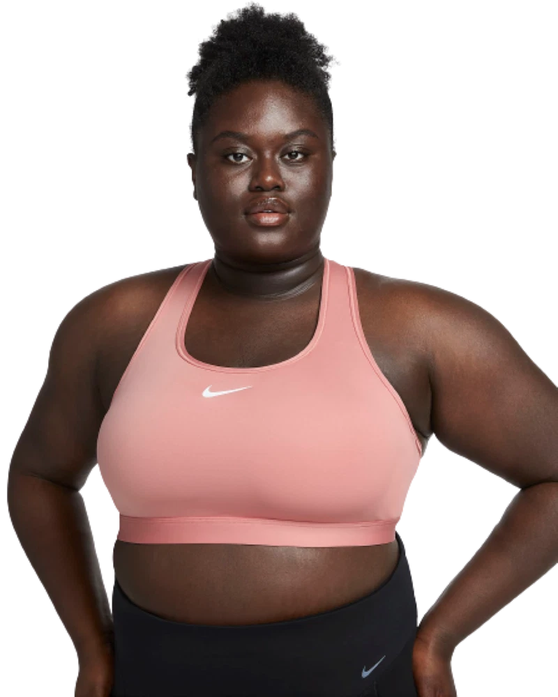 Nike Womens' Swoosh Medium Support Padded Sports Bra Plus Size 1X  DX6823-618