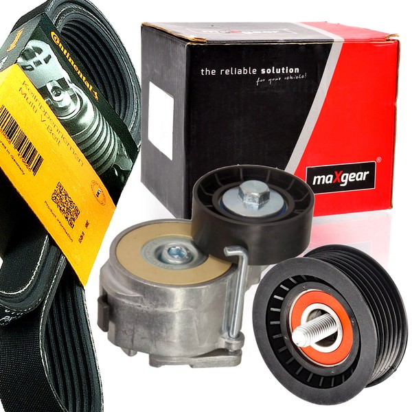 Contitech 6PK1050 Keilrippenriemen-Satz + Spanner FüR Astra H Vectra C Opel Saab-image