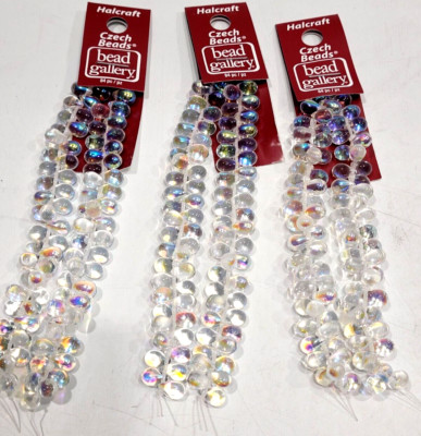 Crystal teardrop ~ 6x9 mm ~ TEARDROPS GLASS (SET OF 3)