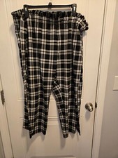 Womens' Shein Slacks - Size 28 - Black and White Plaid