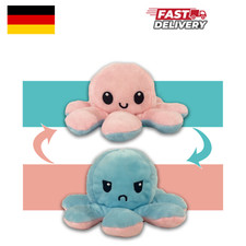 Oktopus plüsch zum Wenden, Tintenfisch stimm...