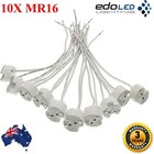 10 Pcs MR16 12V LED DOWN LIGHTS LAMP HOLDER BULB CONNECTOR ADAPTOR