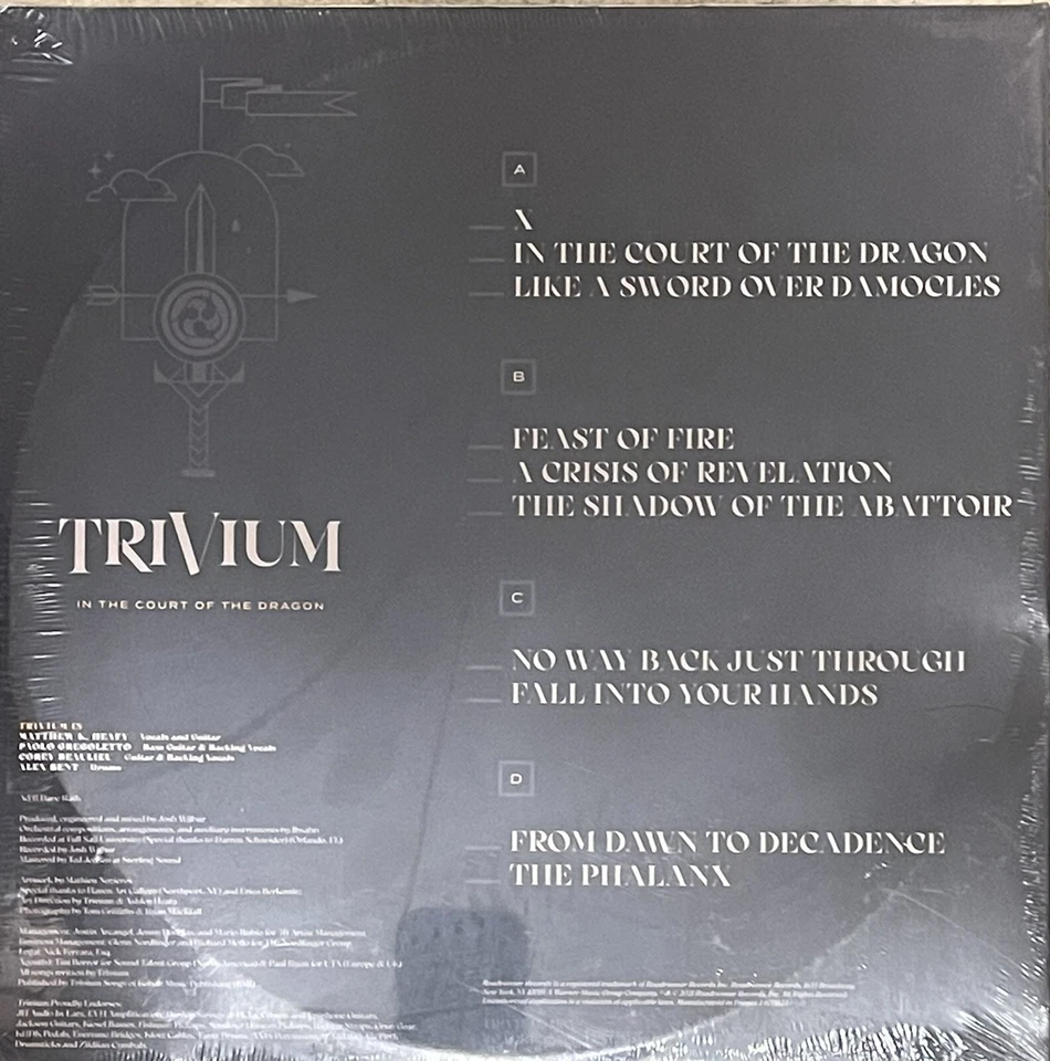 TRIVIUM In The Court Of The Dragon LIMITED YELLOW Vinyl 2xLP DING ON CORNER Foto 2 de 4