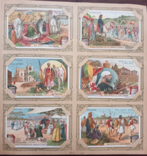 FIGURINE LIEBIG ED. ITALIA SANG. 843 IN ABISSINIA CAT 4