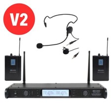 W Audio Dtm 800 Twin Beltpack Diversity System (863.0mhz-865.0mhz) V2 Software