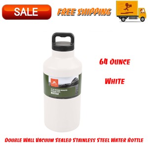 ozark trail 64oz double wall stainless steel water bottle