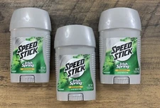 3 x Speed Stick Mens Irish Spring Deodorant 24 Hour All Day Protection 