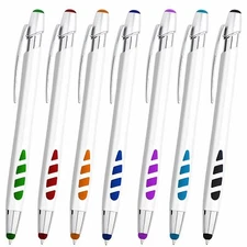 Stylus Pens - 2 in 1 Touchscreen & Ballpoint Writing Pen, Sensitive Stylus Tip