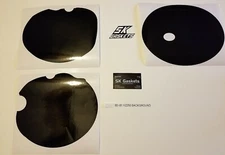 80 81 1980 1981 Yamaha YZ 250 YZ250 Number Plate Background Decal Sticker