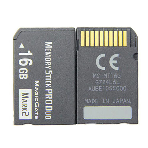 64GB 32GB Memory Stick Pro Duo Adapter Karta do PSP 2000 3000 Cybershot Camera # - Zdjęcie 1 z 12